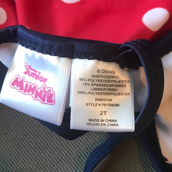 2T Minnie Mouse one piece swimsuit! - Picture 4 of 4